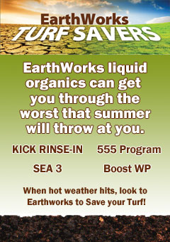 When hot weather hits, look to Earthworks to Save your Turf!